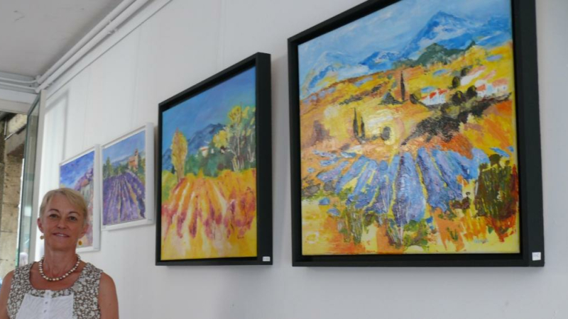 Les lumineux tableaux de Véronique Lançon