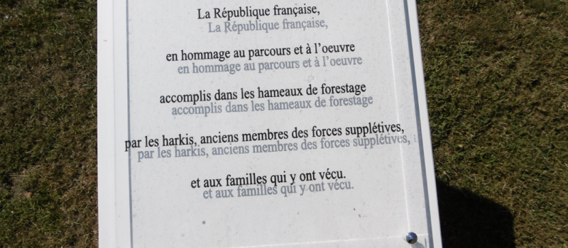 En mémoire des harkis