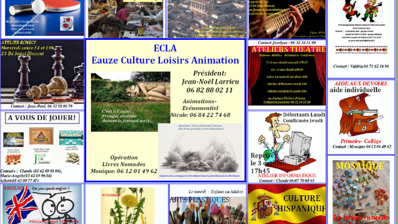 L'ECLA à Eauze fait sa rentrée !