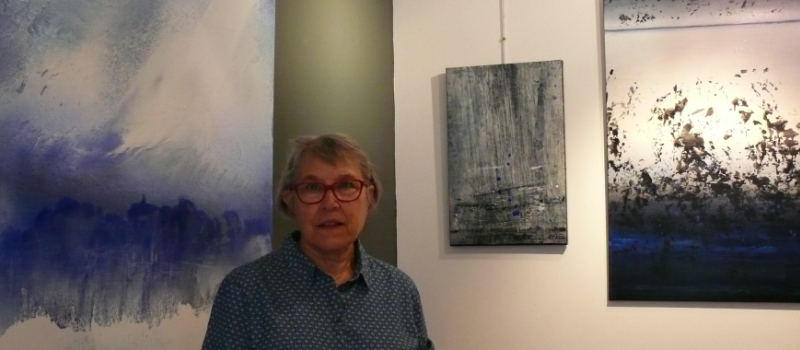 "Suite en bleu" à la galerie Nou'Arts où Marie-José Morgat-Petit livre ses émotions