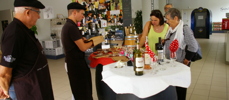 Animation gourmande an caveau Plaimont 