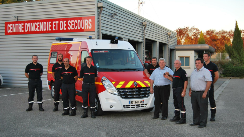 Nouveaux véhicules pour les sapeurs pompiers