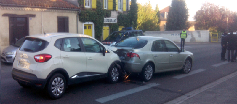 Faits divers Carambolage à l'entrée de Mirande