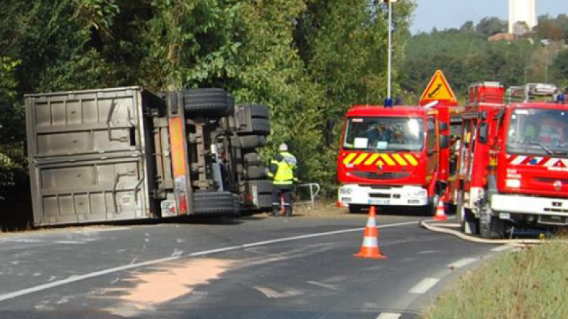Faits divers : Réans accident grave d'un poids lourd
