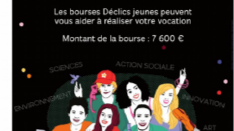 Fondation de France : Lancement du concours des Bourses Déclics Jeunes 2017