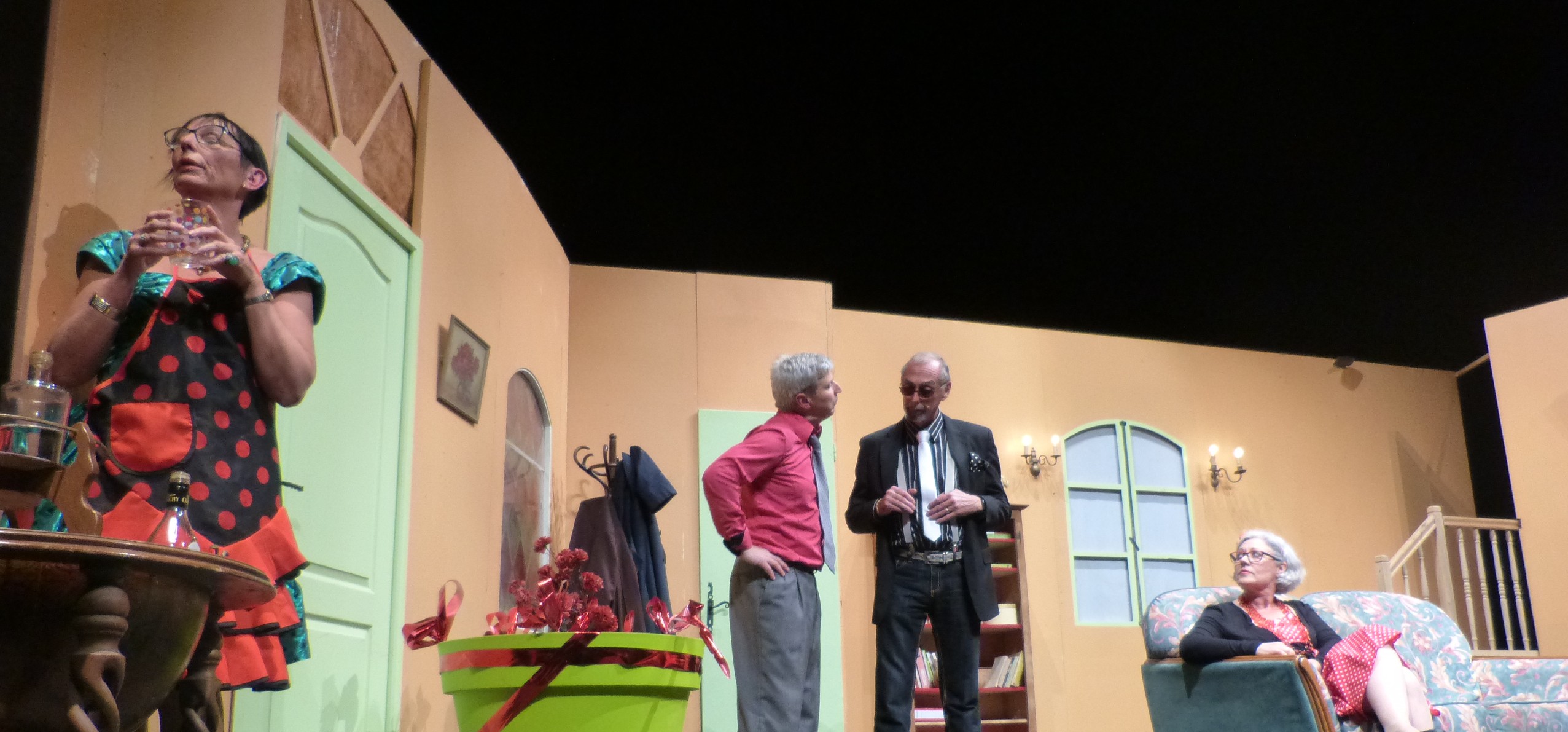 La troupe d'Eustache sur scène