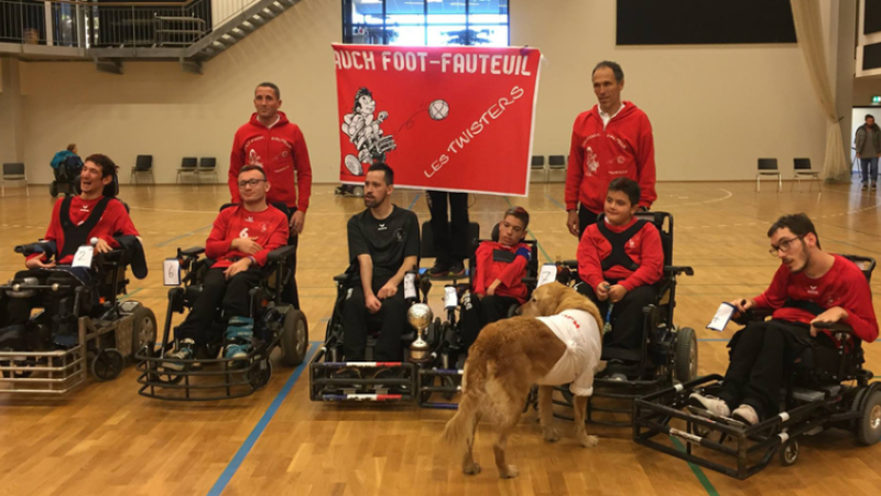 Handisport Foot : Les Twisters d'Auch champions d'Europe.