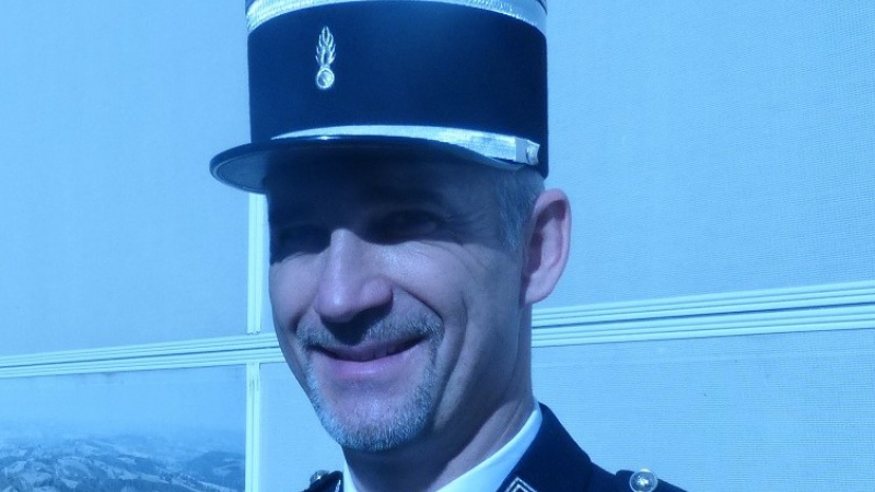Prise d'armesLe major Frédéric Bréant prend le commandement  de la brigade de Marciac