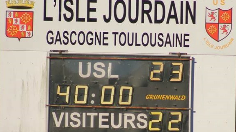 US L'Isle-Jourdain /   Y.Idrac: "objectif atteint!"