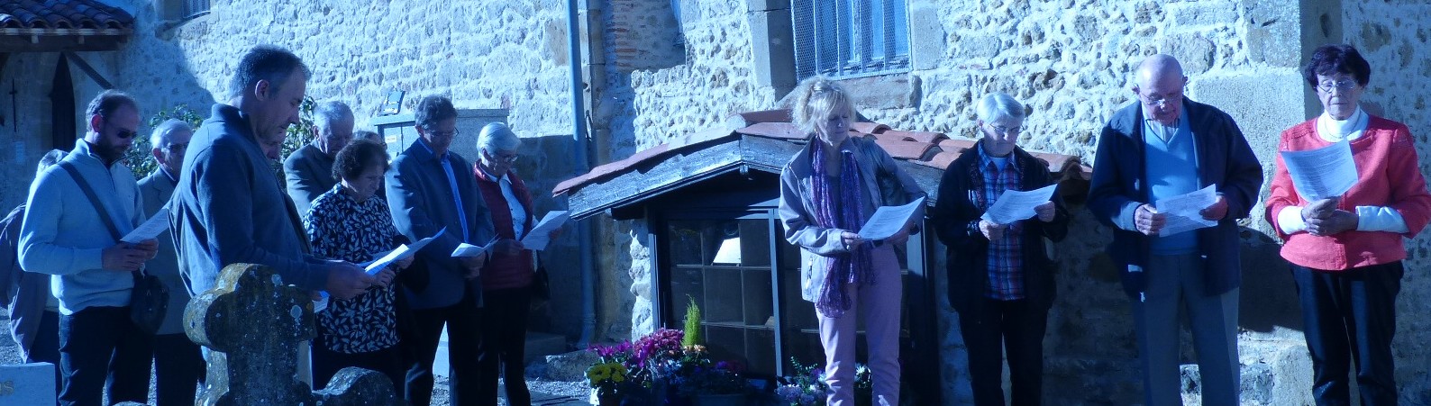 la prière au cimetière