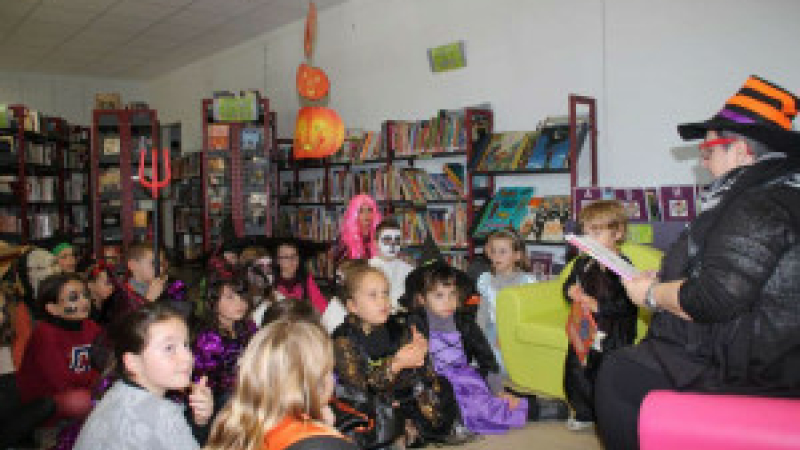 Cazaubon : Halloween était à la médiathèque