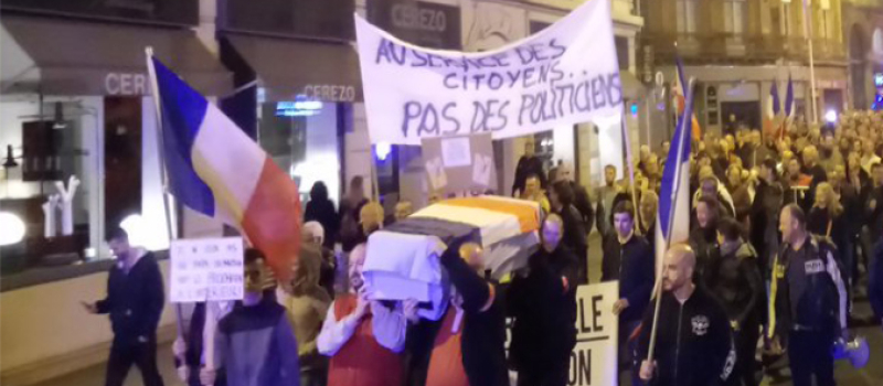 Les policiers en colère