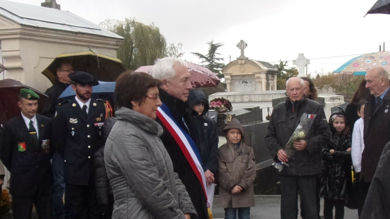 Cérémonie  du 11 novembre à l'Isle-Jourdain