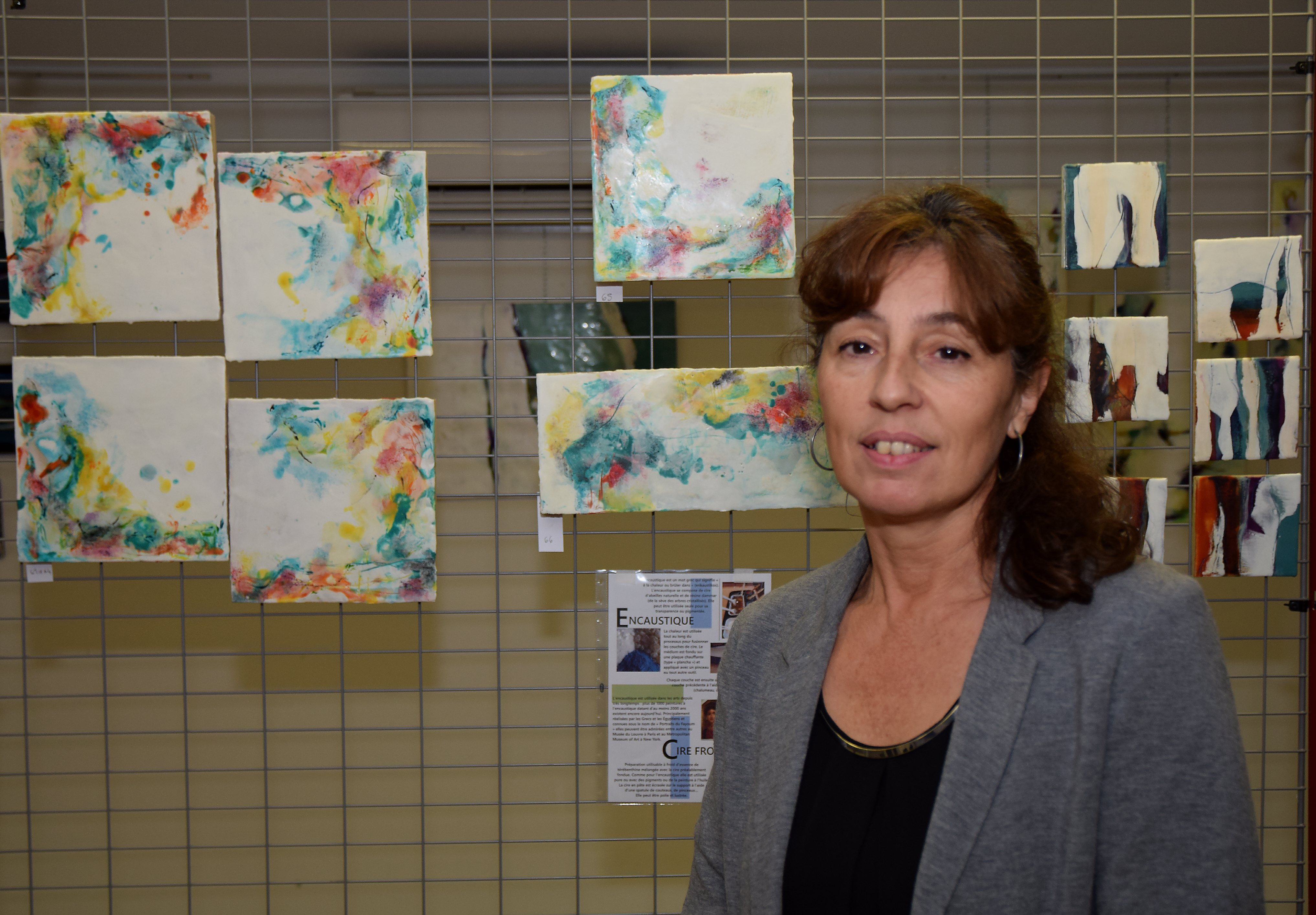 Sibeline Gineste, une technique bien particulière 