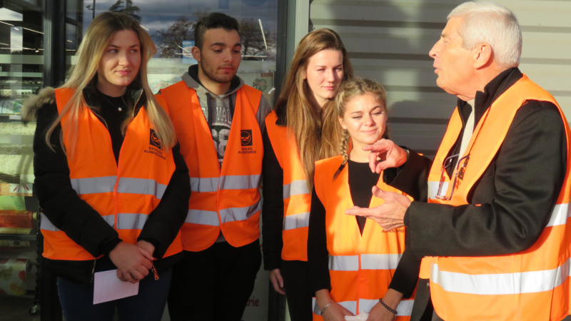 Banque alimentaire.  Coup d'envoi d'une opération vitale