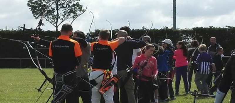 Les archers de la Flèche Gasconne participent au Téléthon