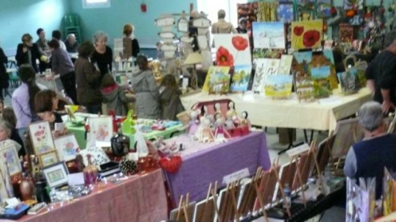 Le marché de noël de l'atelier barrannais a connu un franc succès