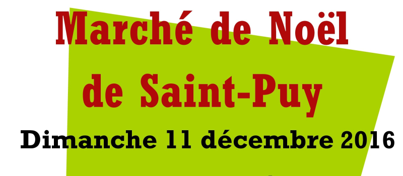 Saint-Puy : Marché de Noël
