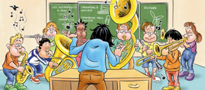 Pavie : répétition publique de l'école de musique