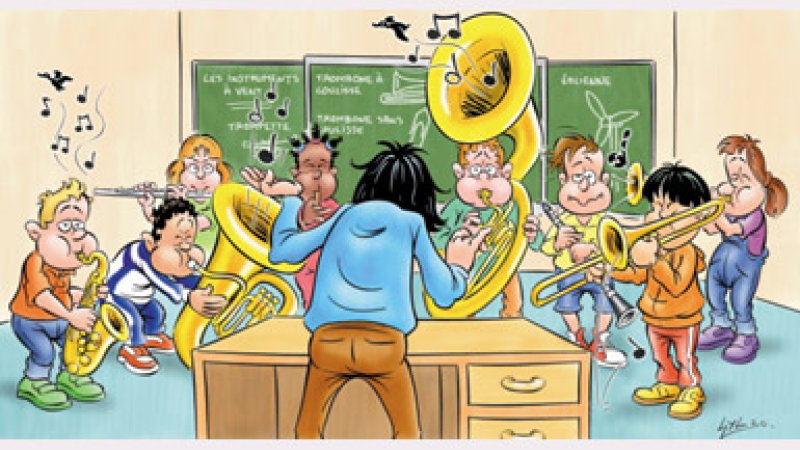 Pavie : répétition publique de l'école de musique