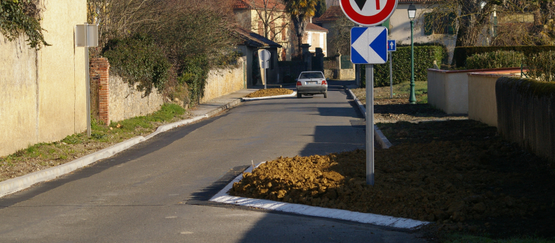 A Tasque la traversée du village a été sécurisée 