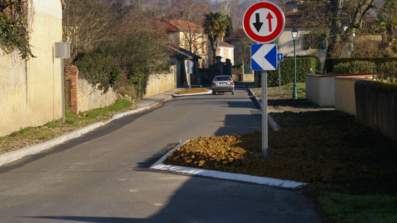 A Tasque la traversée du village a été sécurisée 