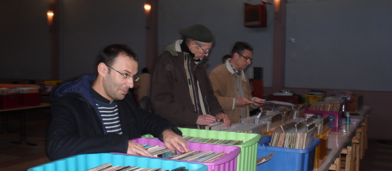 A Tasque première foire aux disques vinyles 