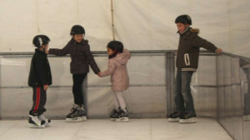 Cazaubon :  La patinoire est ouverte