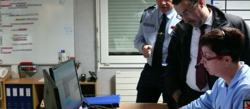 Le secrétaire général de la préfecture du Gers, Guy Fitzer, a rendu visite aux services d'urgence
