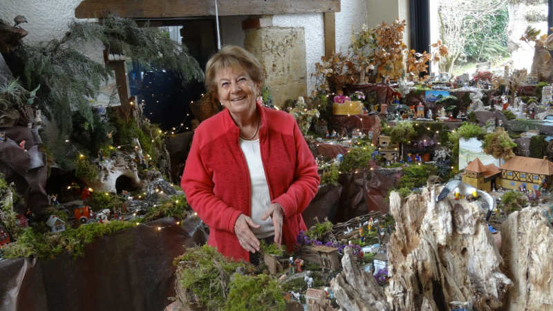 La crèche d'Annick Ladevèze, une véritable oeuvre d'art 