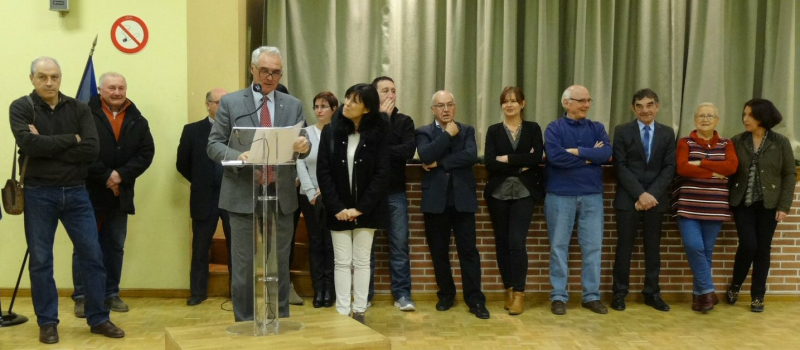 Bilans et projets  annoncés lors de la cérémonie des voeux 