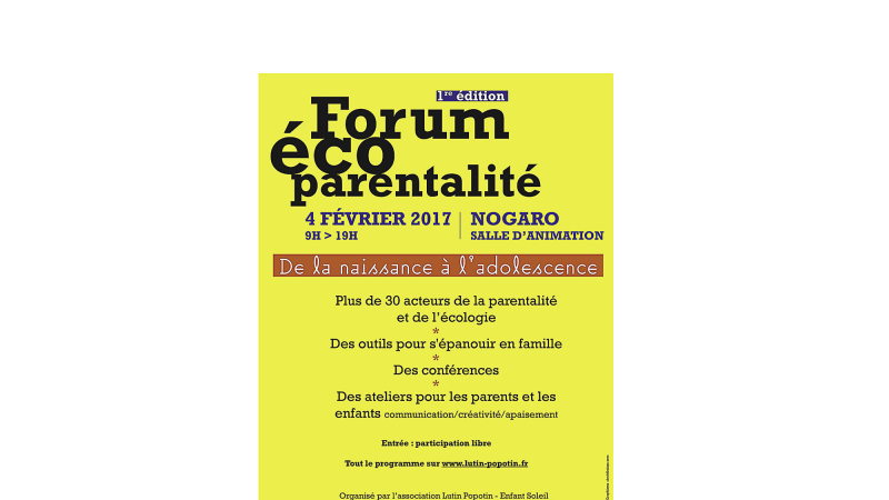 Nogaro – Prendre soin de sa famille donc de l’environnement