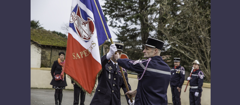 Le Houga – Passation de commandement chez les sapeurs-pompiers