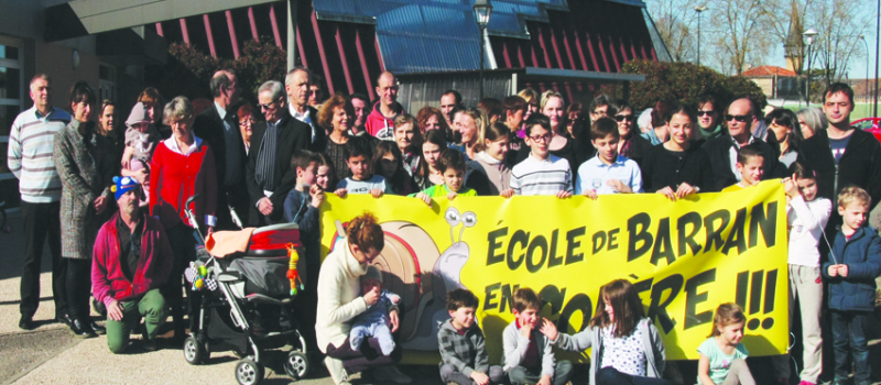 Les Barrannais en colère