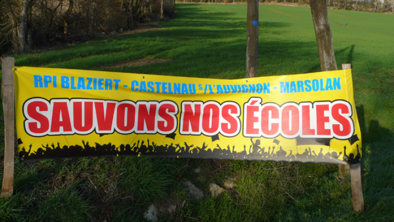Blaziert, Castelnau s/s Auvignon, Marsolan : le Regroupement Pédagogique Intercommunal en danger.