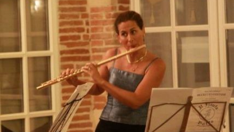 Abbaye de Flaran : Concert d'exception avec deux virtuoses, la flûtiste Sandrine Tilly et le pianiste, Philippe Monferran 