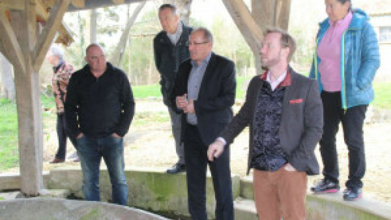 Campagne d'Armagnac : Le sous-préfet était en visite