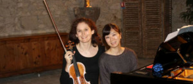 Montréal du Gers : Marie Cantagrill et Fumiyo Goshima jouent les Sonates de Brahms