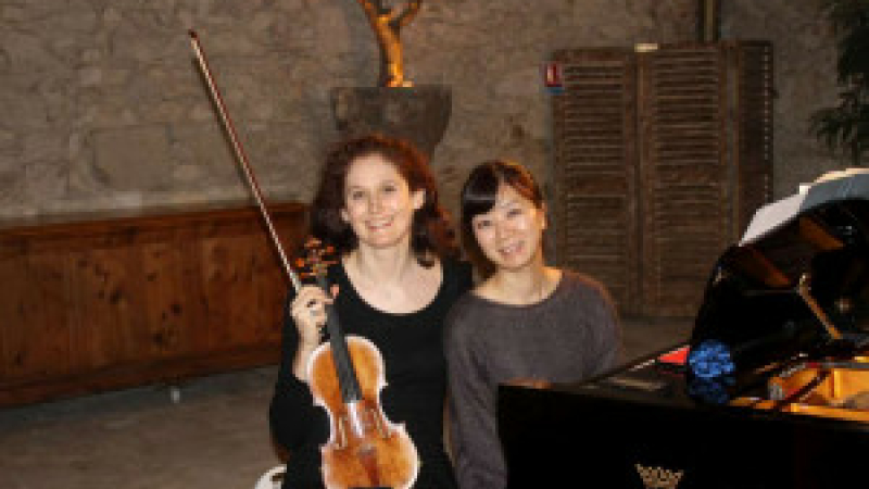 Montréal du Gers : Marie Cantagrill et Fumiyo Goshima jouent les Sonates de Brahms