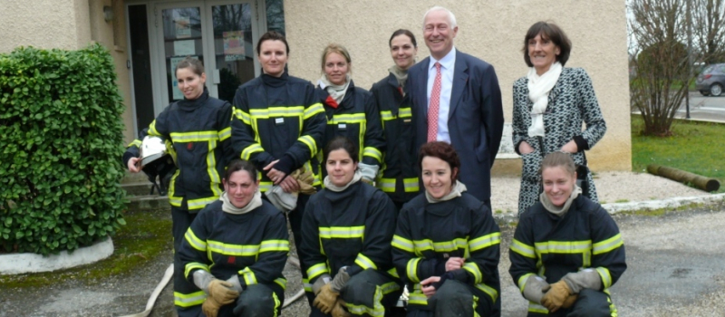 Mission accomplie pour les huit femmes sapeurs-pompiers du centre de secours d'Auch