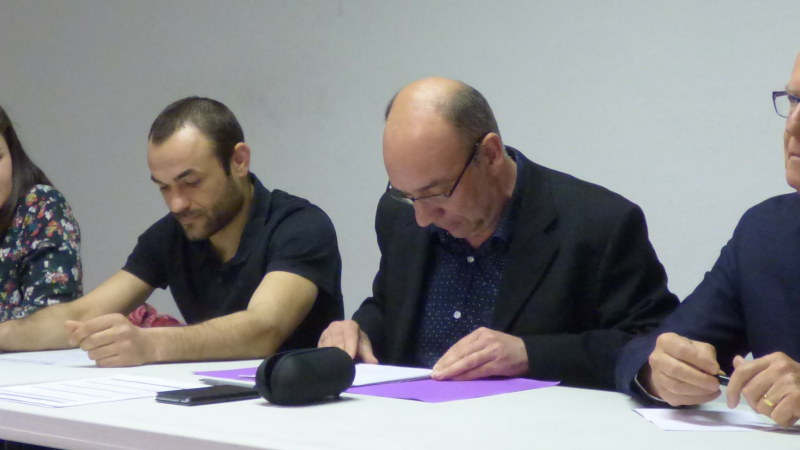 Marciac le comité des fêtes et le club taurin en assemblée