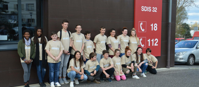 AUCH Les cadets de la sécurité civile en visite au SDIS