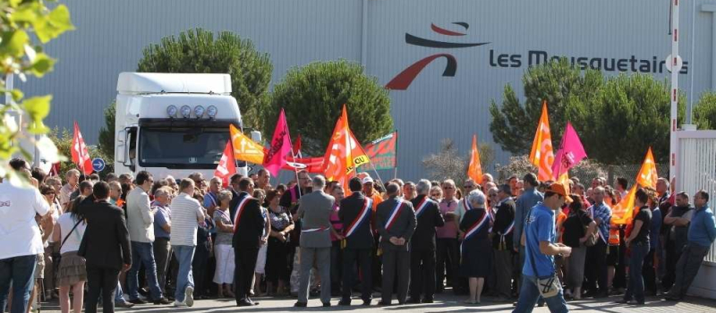 Licenciements de la Base Intermarché de Lectoure