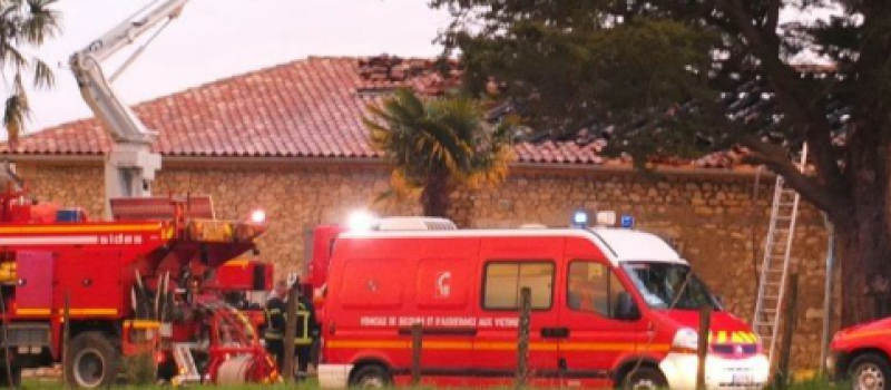Cassaigne : Une maison détruite par le feu