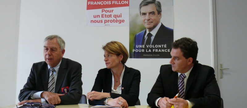 Isabelle Le Gallennec, vice présidente "des Républicains" et porte-parole de François Fillon en visite à Auch