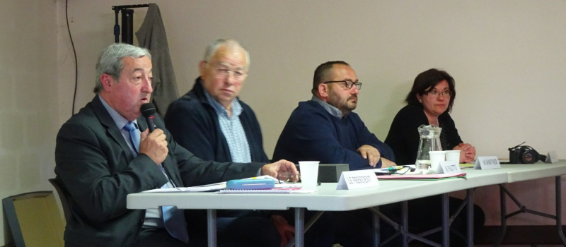 Après l'Assemblée Générale du SICTOM Sud-est à Moncorneil-Grazan