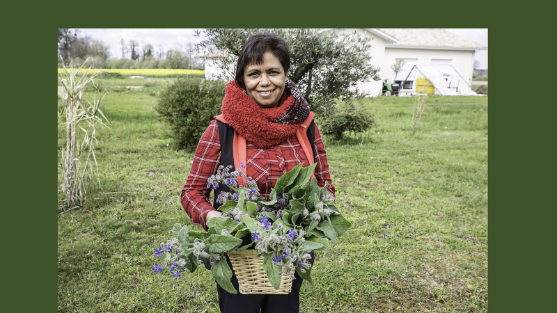 Toujouse – Des beignets de bourrache avec Nadia Boyer