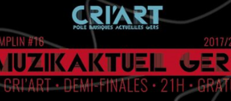 Auch - Tremplin Muzikaktuel Gers 2017/2018