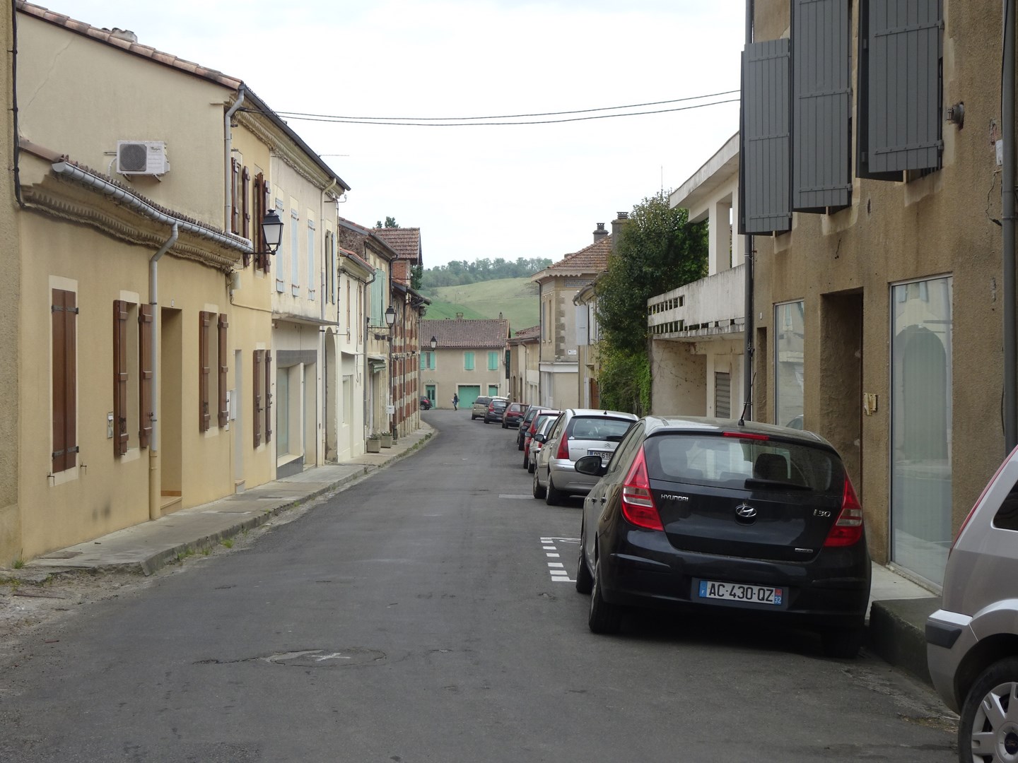 La rue du marché qui sera rénovée