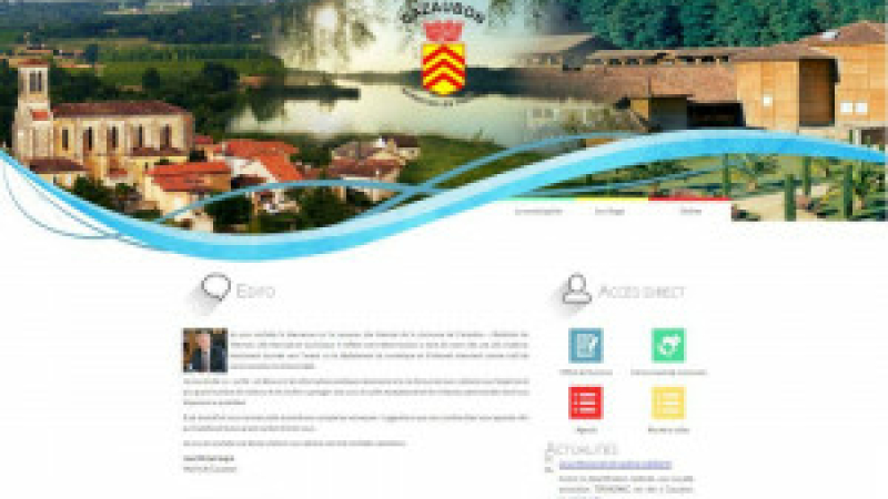 Cazaubon : La commune  a un nouveau site Internet